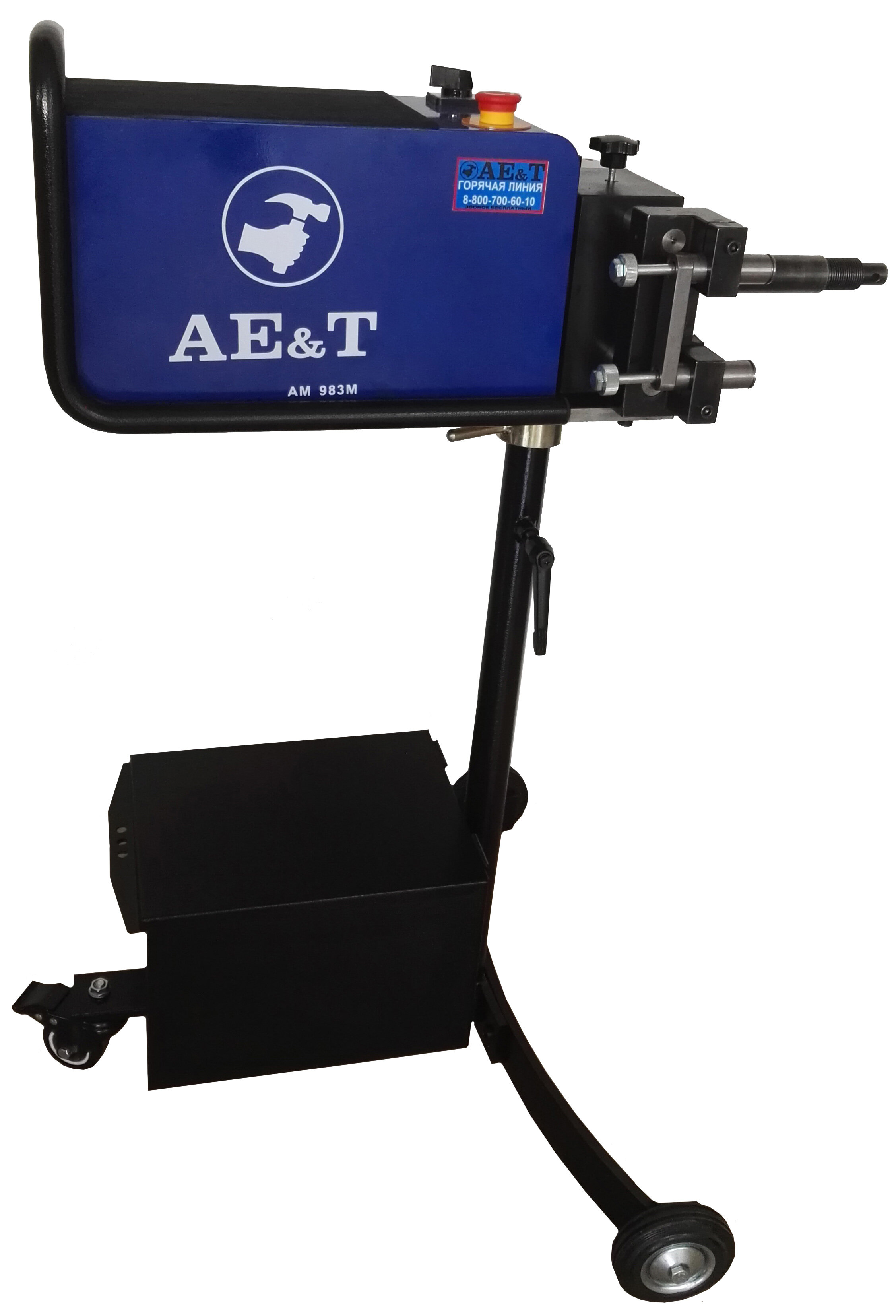 AET АET Станок для проточки тормозных дисков AM-983М 117кг 860*480*450 + 910*510*310мм 150