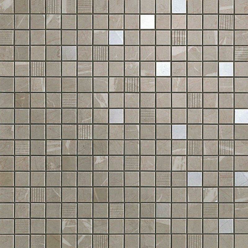 Мозаика настенная Atlas Concorde Brick Atelier Silver Dream Mosaic 30,5x30,5, ASCR, м.кв.