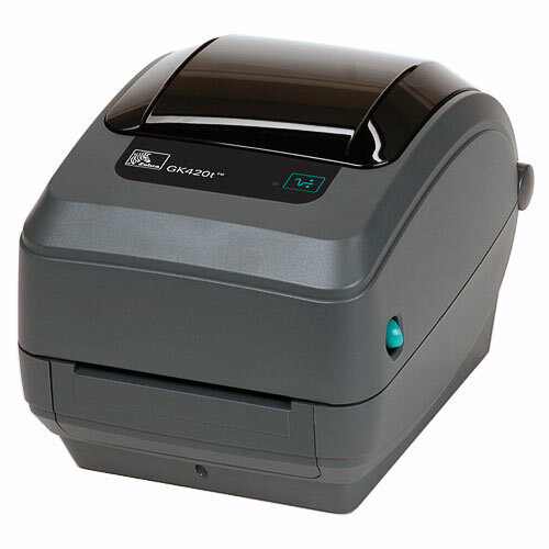 Термотрансферный принтер штрих-кода (этикеток) Zebra GK420t, 203 dpi, USB,10/100 Ethernet (GK42-102220-000) (31016)