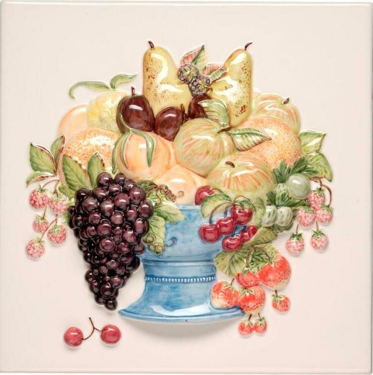 Керамическая плитка Original Style La Belle Fruit Bowl Plaque 30x30