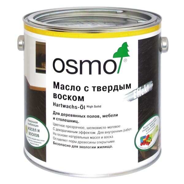 Osmo Масло с твердым воском «Эффект Серебро/Золото» Hartwachs-Öl Effekt Silber/Gold (2,5 л 3092 Золото )