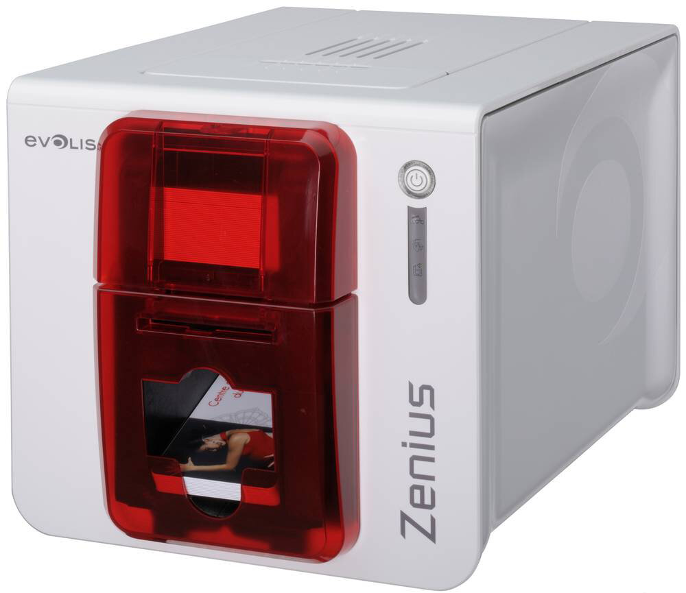 Принтер Evolis Zenius Classic CardPresso XS (огненно-красный) (Evolis ZN1U0000RS MB2)