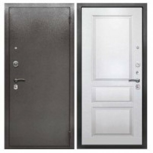 Двери Берлога производства г. Йошкар-Ола Входная металлическая дверь Берлога 3К Каролина Эмаль белая