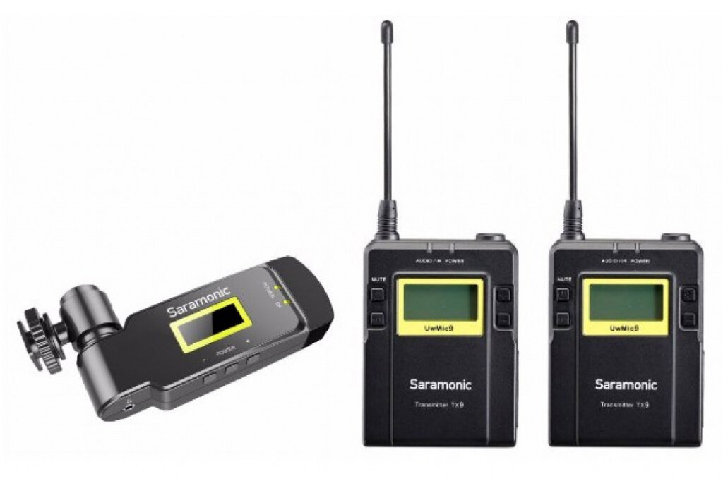 Радиосистема Saramonic UwMic9 TX9+TX9+RX-XLR9 петличная с 2 передатчиками и 1 приемником