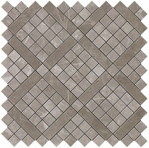 Marvel Grey Fleury Diagonal Mosaic (9MVD) 30,5x30,5 Керамическая плитка