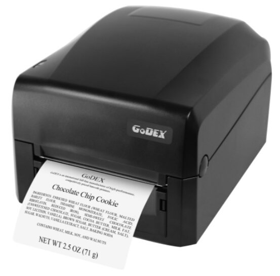Термотрансферный принтер этикеток Godex GE300UES, 203 dpi, USB+RS232+Ethernet (USE 011-GE0E02-000)