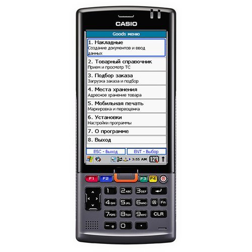 Терминал сбора данных на Windows Casio IT-G500-G15E, Win Mobile, 1D (лазер), BT, WiFi, HSPA и GPS IT-G500-G15E