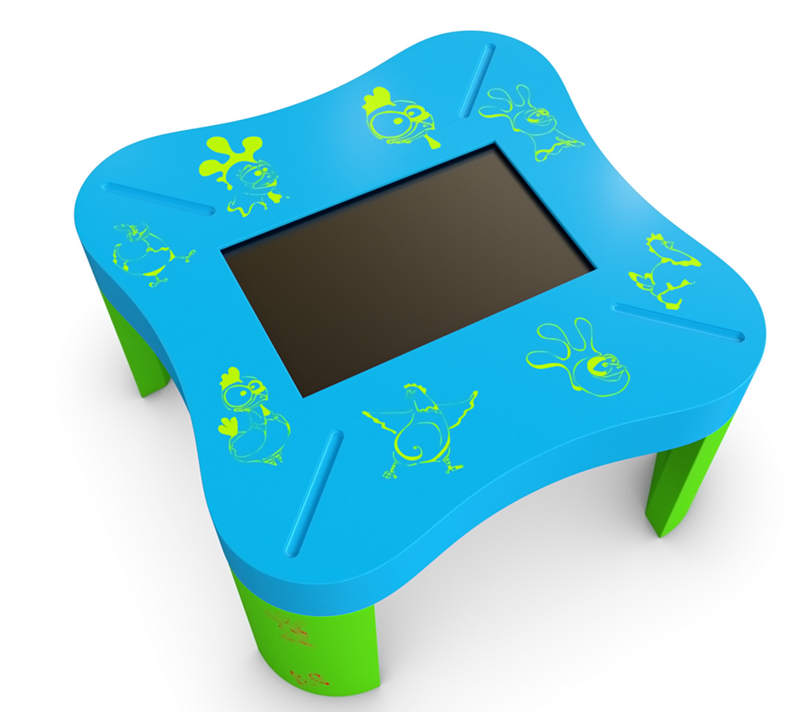 Интерактивный стол CRAS MINI (детский) - (Стеклопластик, 32quot; Android, 2 касания)