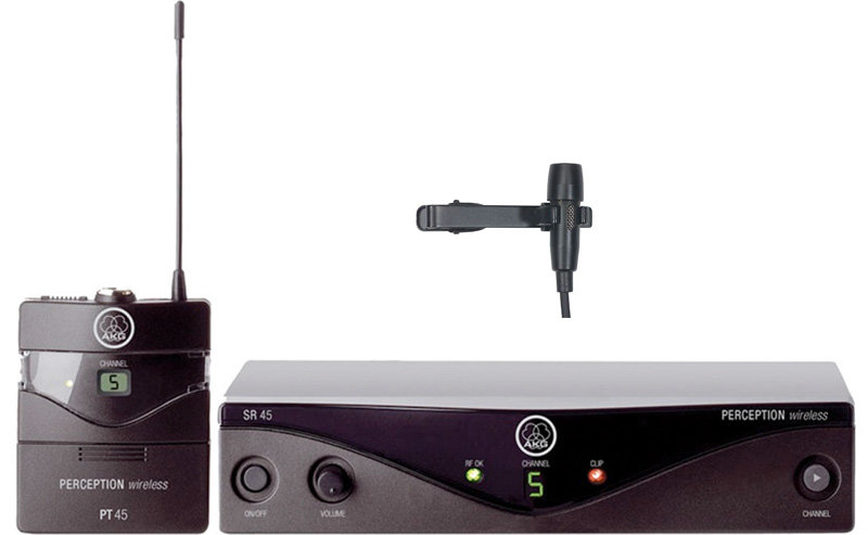 AKG Perception Wireless 45 Pres Set BD B1 (748.1-751.9МГц) радиосистема: SR45 стац приёмник, 1хPT45