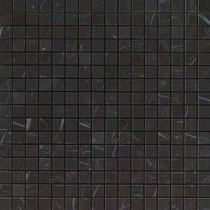 Atlas Concorde глазурованная керамическая плитка Marvel Nero Marquina Mosaic Q (9MQN)