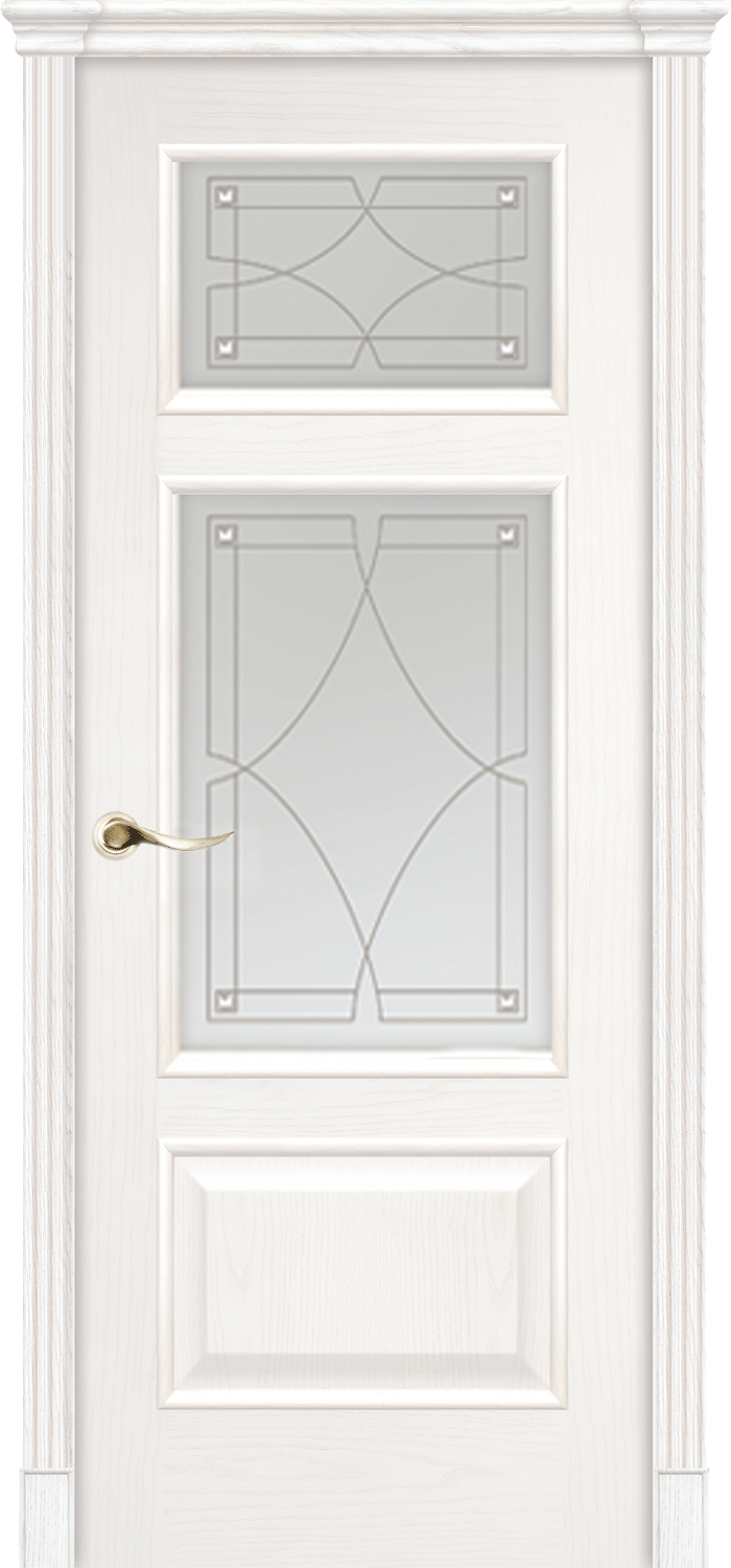 Межкомнатная дверь La Porte Classic 300-6 Ясень бланко контур с бевелсами Марко
