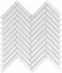 Плитка 9SHC Marvel Carrara Pure Herringbone Wall 30,5x30