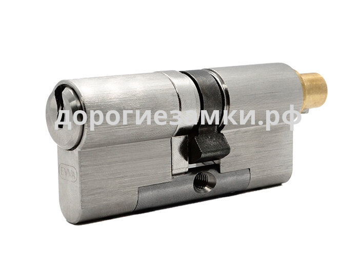 Цилиндр EVVA ICS ключ-вертушка (размер 41x66 мм) - Никель (5 ключей)