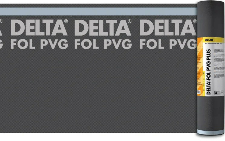 Гидро- и пароизоляционная плёнка DELTA-FOL PVG PLUS, Sd=3 м, рулон 75 кв.м.
