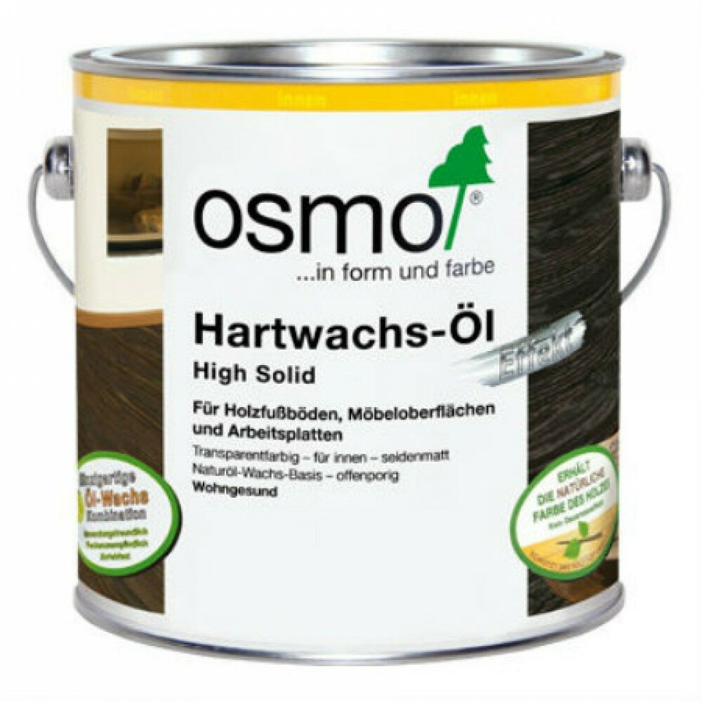 Масло с твердым воском Osmo Hartwachs-Ol Effekt 3041 Натуральный тон 2,5 л