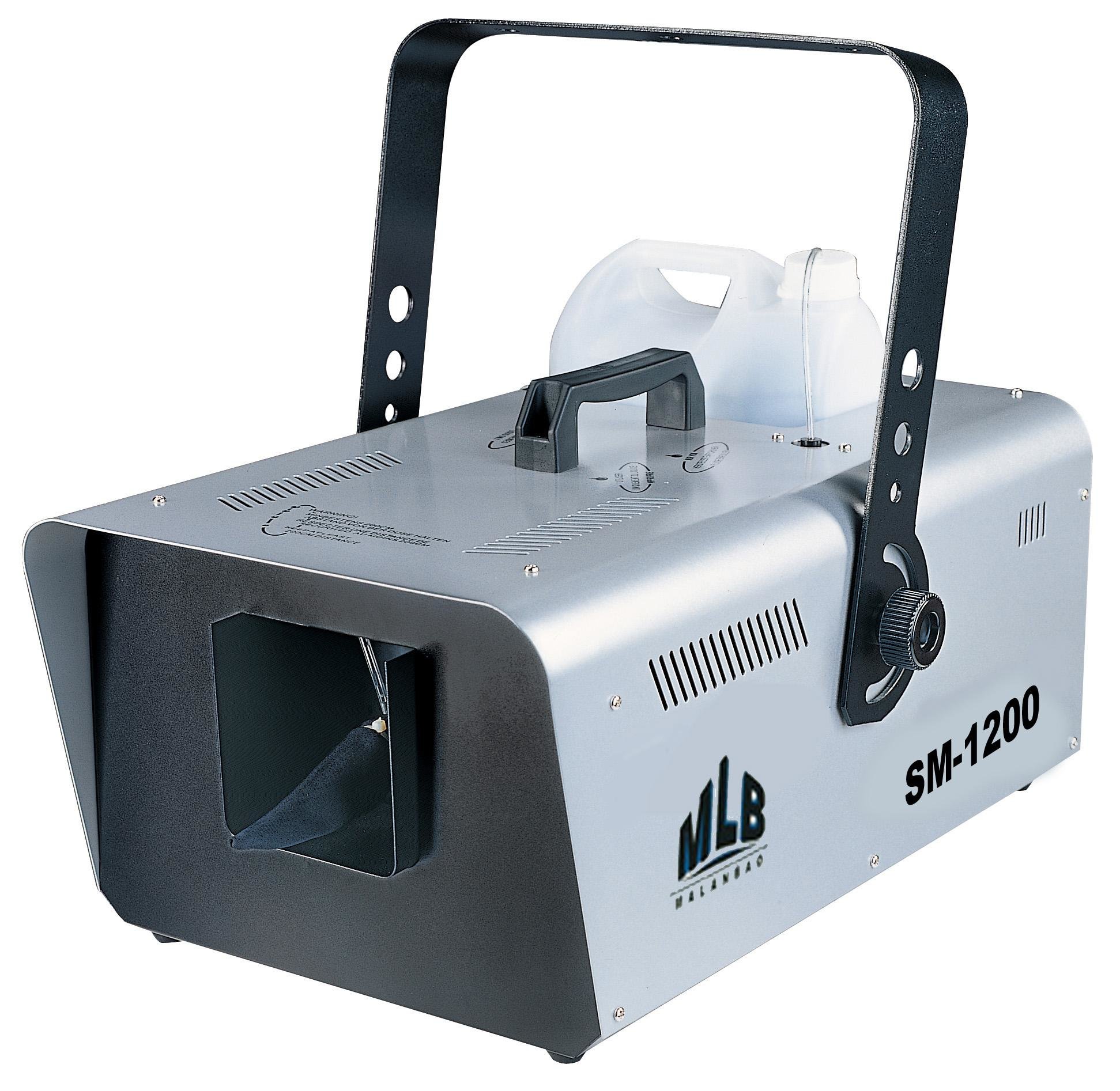 MLB SM-1200 Генератор снега, 5л емкость для жидкости, 1200W, 9,8 кг., управление on/off кабель + DMX-512, выход quot;снегаquot; 60 куб. м
