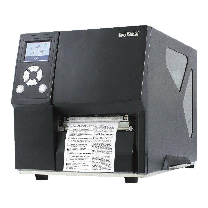 Принтер этикеток Godex ZX430i термотрансферный, 300 dpi, цветной ЖК дисплей, USB2.0, RS232, RJ45, 3 USB Host, Ethernet, RTC