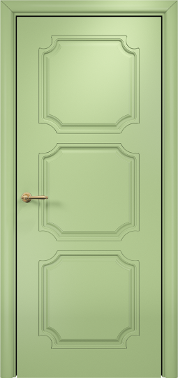 Дверь Оникс Валенсия фрезерованное Цвет:эмаль фисташка мдф Остекление:Без стекла