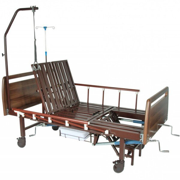 Медицинская механическая кровать с санитарным оснащением и функцией переворачивания пациента DHC FF-2