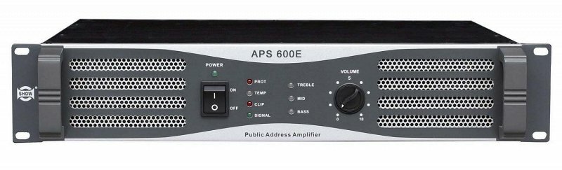 SHOW APS600E - Трансляционный усилитель мощности 600 Вт, 70/100 В