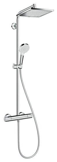 Душевая стойка hansgrohe Crometta E 240 1jet Showerpipe EcoSmart 27281000 хром