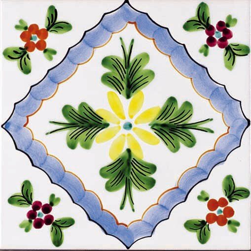 Майолика плитка Giovanni De Maio Ceramica Artistica Vietrese Primavera Decori ( м2)