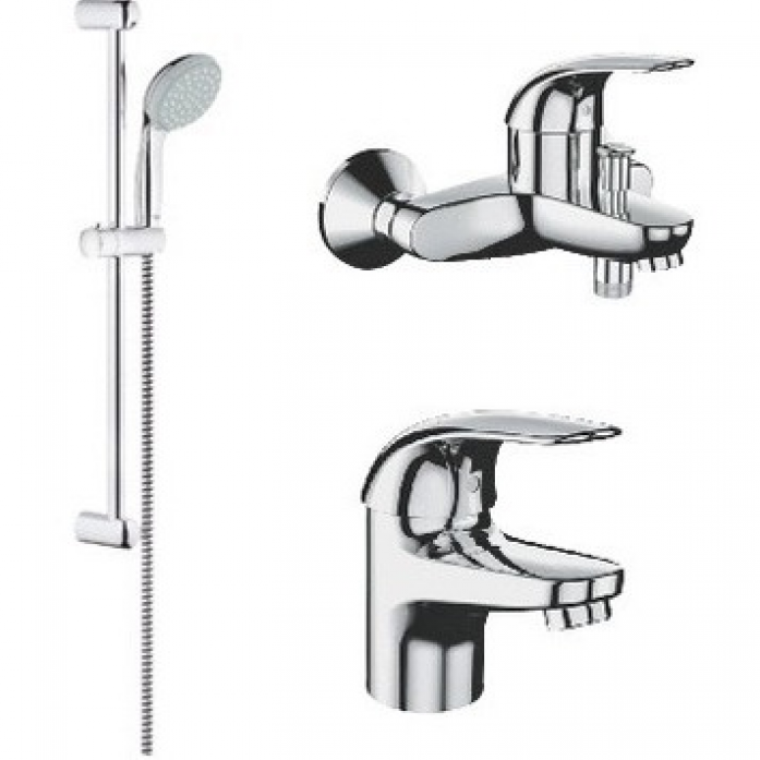 Душевой набор GROHE Euroeco 124428 хром