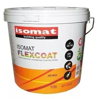Isomat Краска (защитное покрытие) FLEXCOAT белый, 10 л