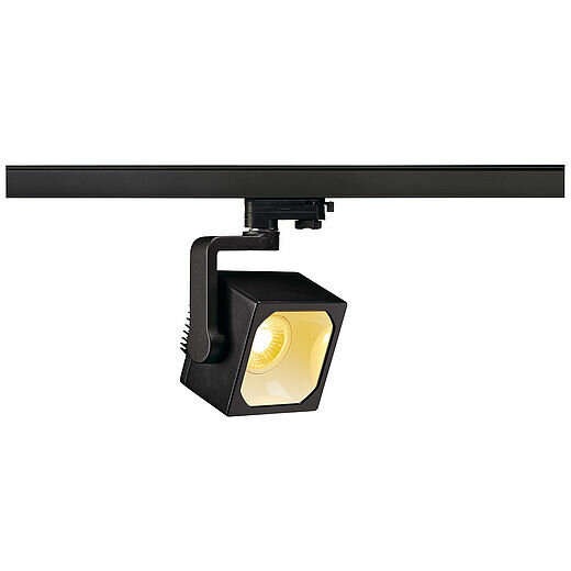 3Ph, Euro Cube Светильник С Cob Led 28.5Вт, Cri 90, 3000К, 2100Lm, 60°, Черный