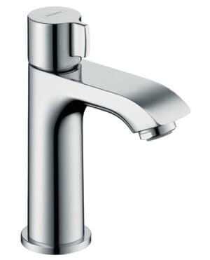 Кран для холодной воды Hansgrohe Metris 31166000 на раковину без донного клапана, хром