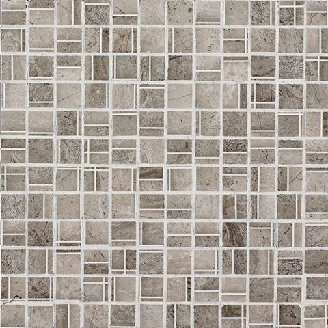 Мозаика Impronta Marmi Imperiali Mosaico Grey 30 +15066 300x300 мм (Керамическая плитка для ванной)