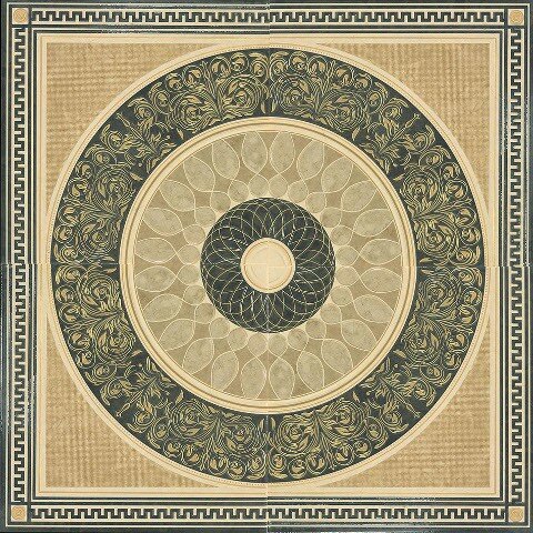 керамическая плитка Almera Ceramica Roseton Fortune 4 pz 120x120