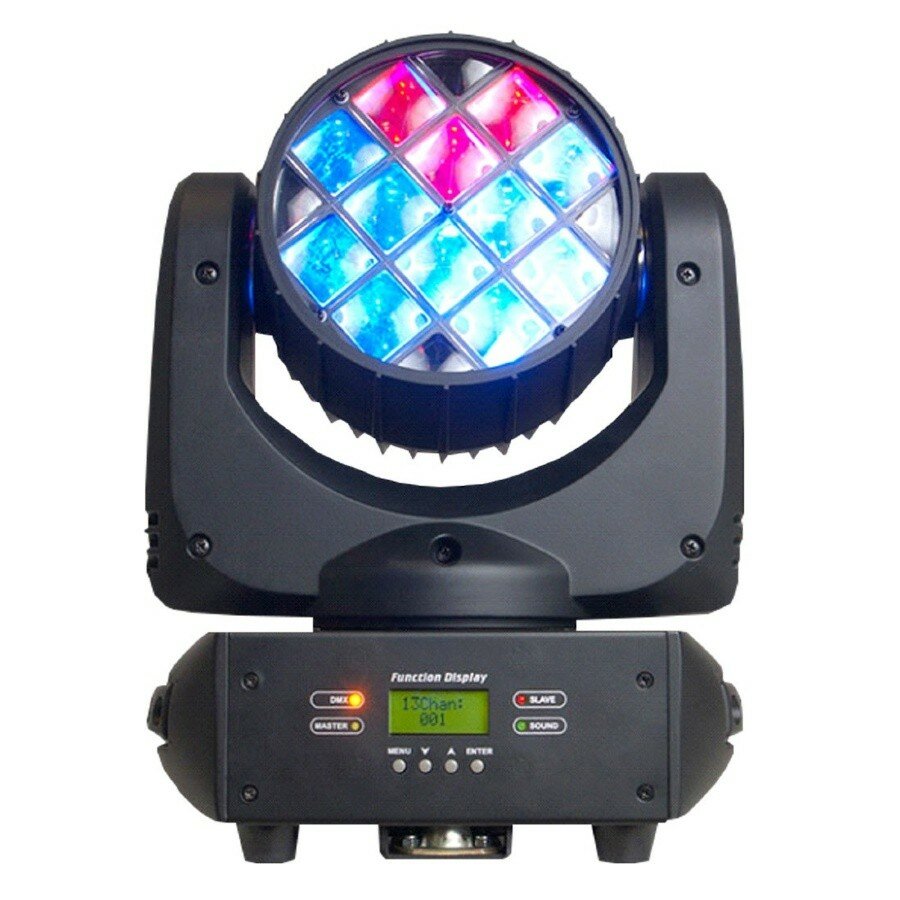 Ross Dazzling LED Beam 12х12W вращающаяся голова светодиодная 12 х 12 Вт с узконаправленным светом