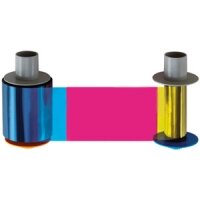 Полноцветная лента Fargo 84051, полноцветная лента YMCK на 500 отпечатков