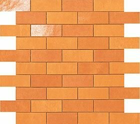 Керамическая плитка Atlas Concorde (Атлас Конкорд Италия) Ewall Orange MiniBrick 30.5х30.5 Ewall (Эволл) 9EMO