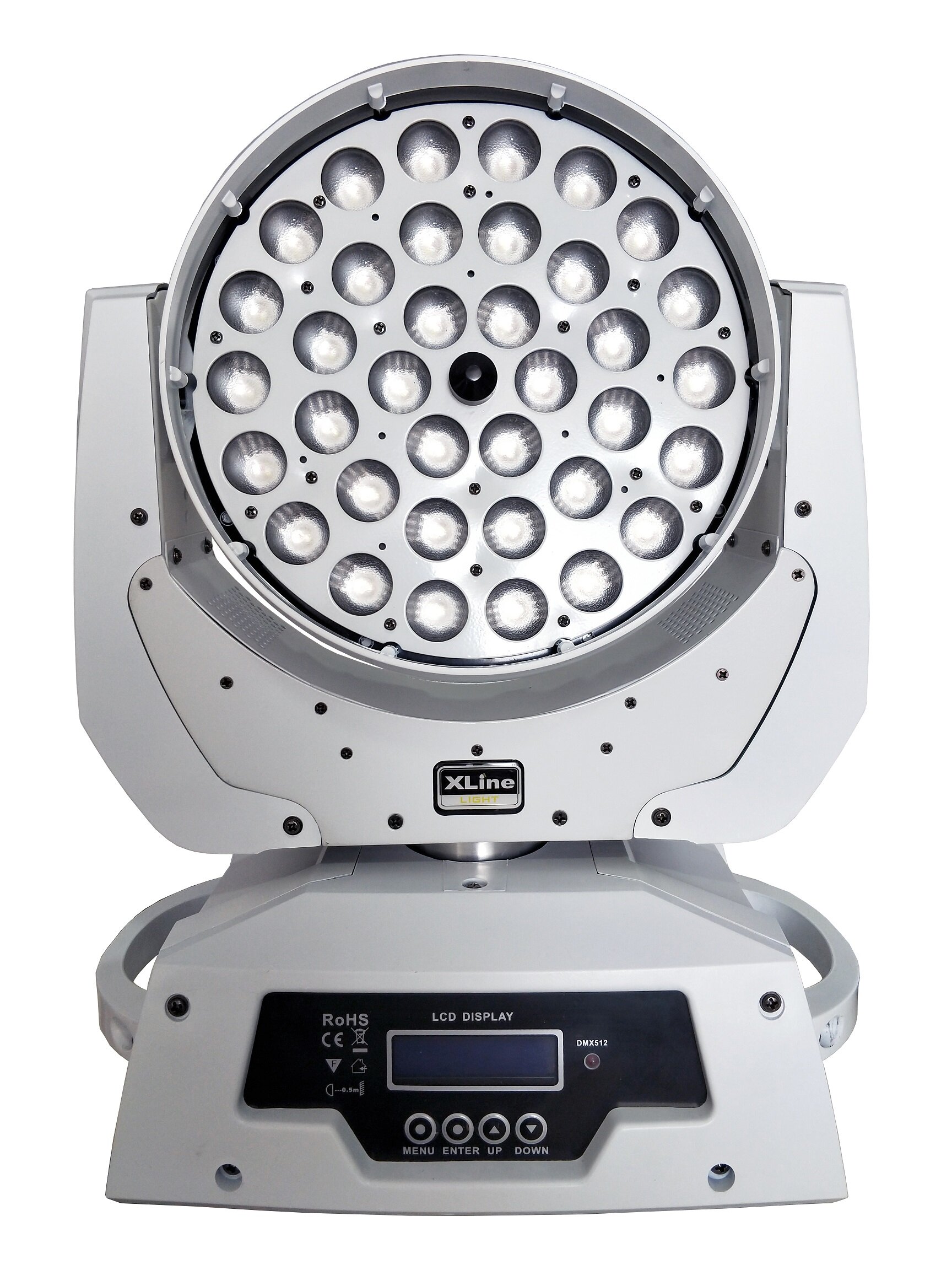 XLine Light LED WASH 3610 Z W Световой прибор полного вращения. 36х10 Вт RGBW светодиодов, корпус белого цвета