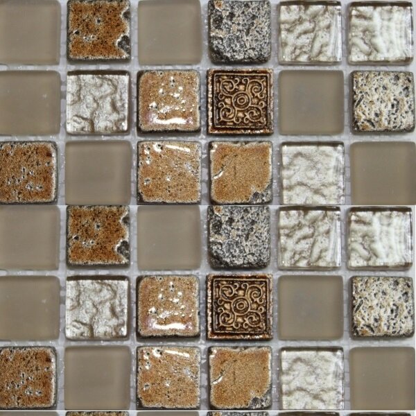 Мозаика Bars Crystal Mosaic Смеси с декорами HS 1004 300x300 мм (Мозаика)