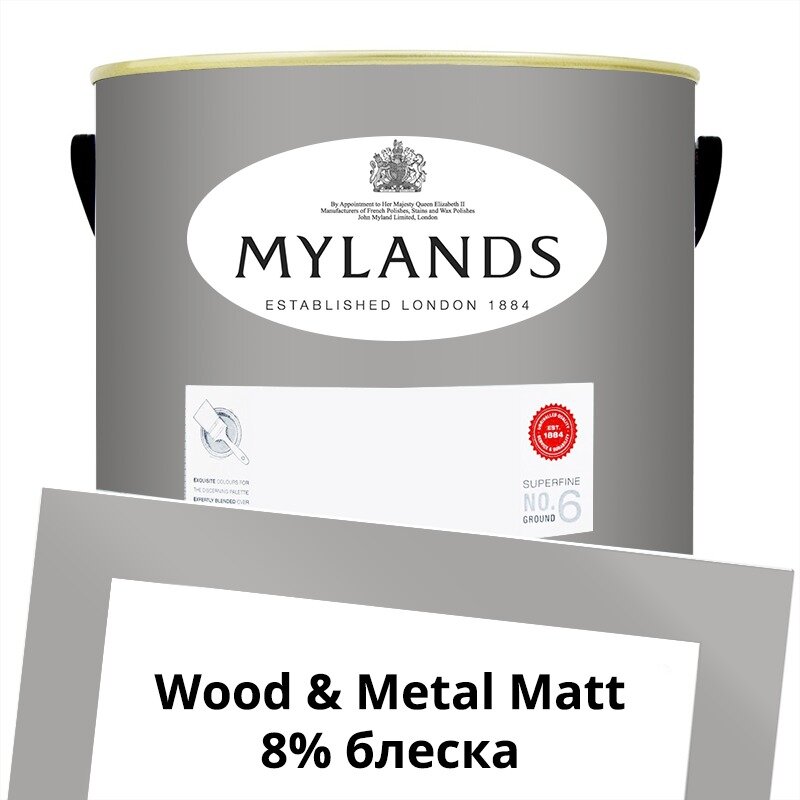 Английские Краски Mylands артикул WoodMetal Paint Matt 5 л. №16 Crace