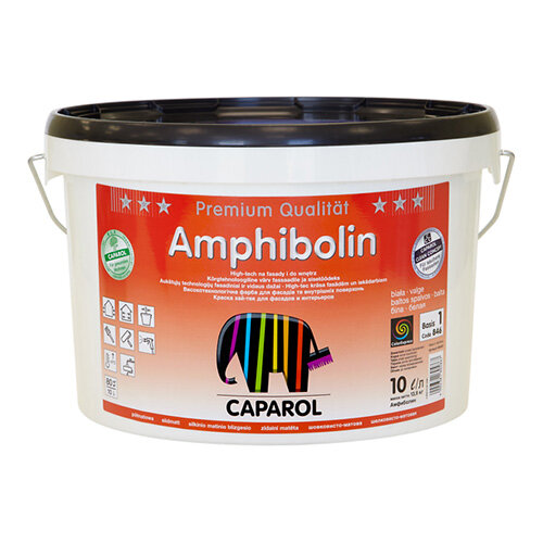 Краска водно-дисперсионная CAPAROL Амфиболин База 1 10л