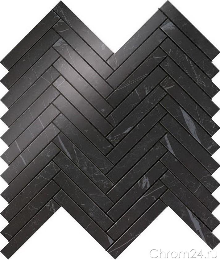 Atlas Concorde Marvel Nero Marquina Herringbone Wall керамическая плитка (30,5 x 30 см) (9SHN)