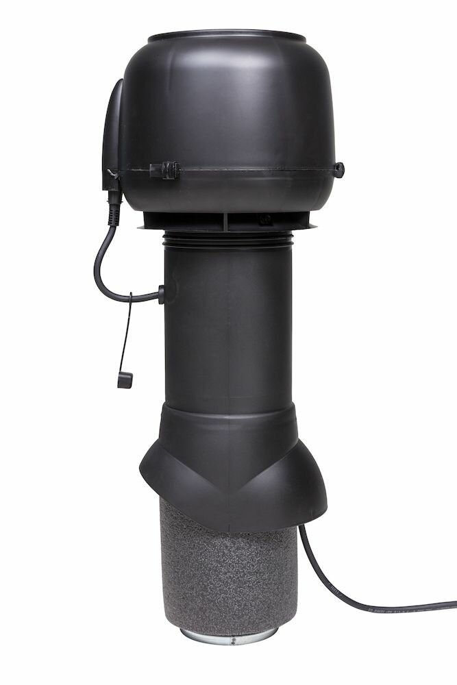 Вентилятор Vilpe 120 P 125/500 — вентиляционный выход с колпаком, в который встроен вентилятор, внешний Ø 160 мм, цвет RR 33