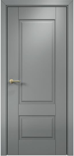 Межкомнатная дверь Оникс Марсель фрезерованное (Эмаль RAL 7040 по МДФ) глухая
