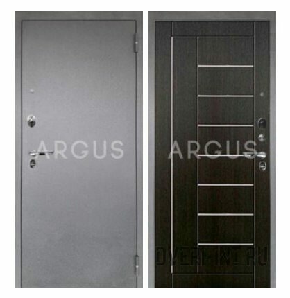 Входная дверь Аргус люкс про фриза венге тисненый/серебро антик
