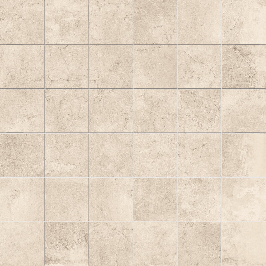 Мозаика облицовочная керамогранит Emilceramica Petra I304P3R Mosaico BEIGE Naturale ( м2)