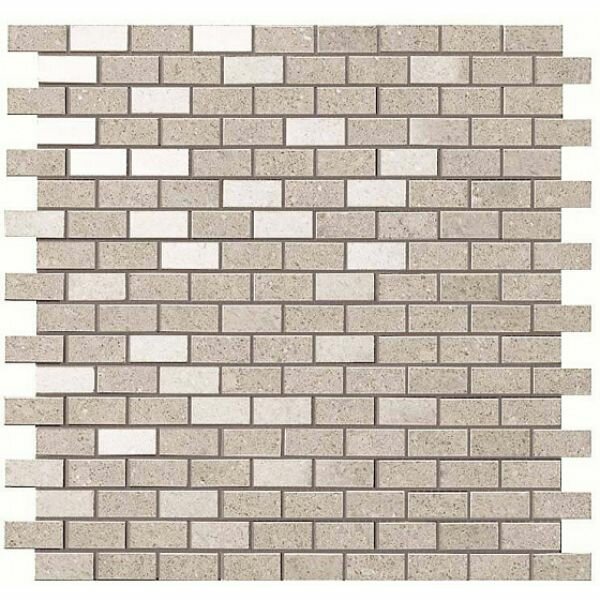 Плитка Atlas Concorde Kone Silver Mosaico Brick AUOL 30,4x30,4