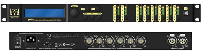 DX0.5 Процессор управления акустическими системами Martin Audio 2x6