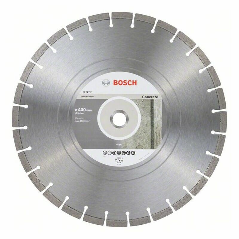 Диск алмазный BOSCH 2608603804 Expert for Concrete 400x25.4 мм