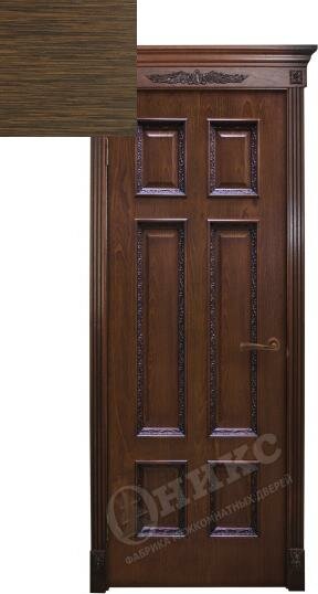 Дверь межкомнатная Оникс Гранд со штапиком Флора глухая Цвет quot;Пангарquot;