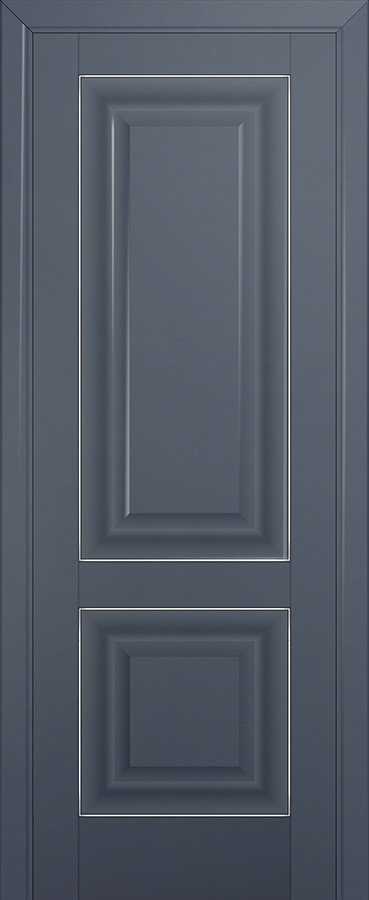 Межкомнатная дверь матовая экошпон PROFIL DOORS 27U (Антрацит)