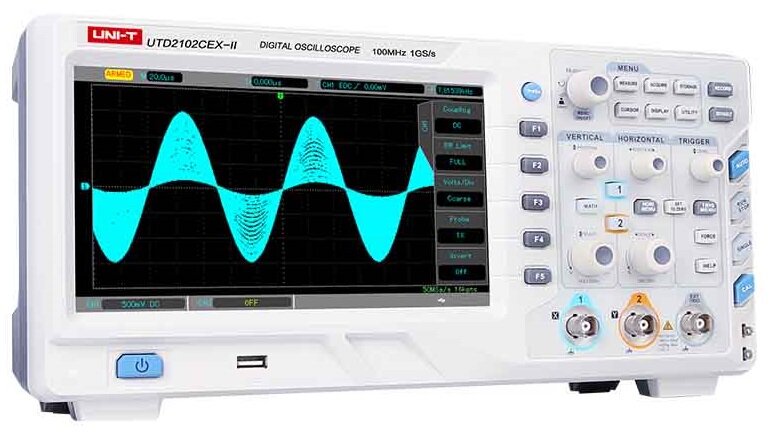 UNI-T UTD2102CEX-II цифровой осциллограф 100 МГц